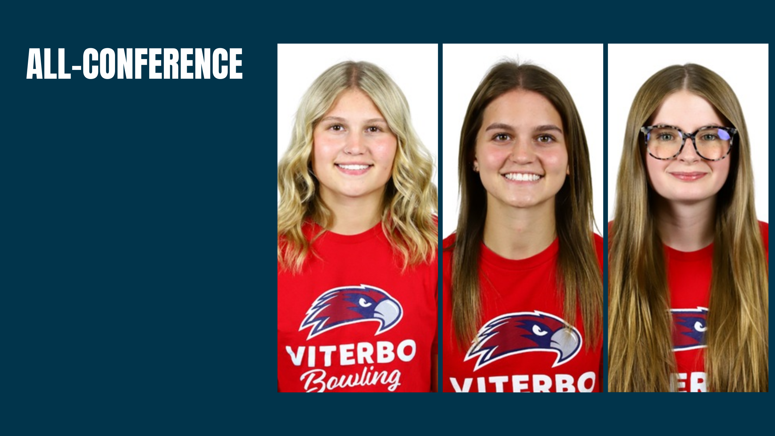 Three V-Hawks Earn All-Conference Honors