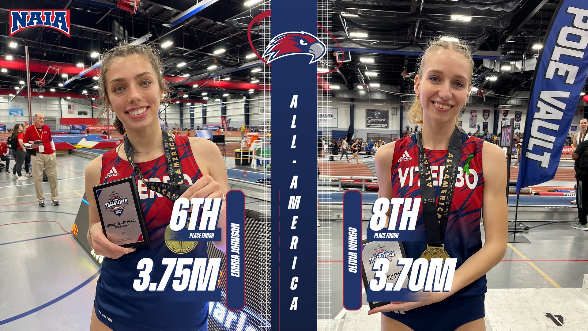 Two V-Hawks Named All-American at National Meet