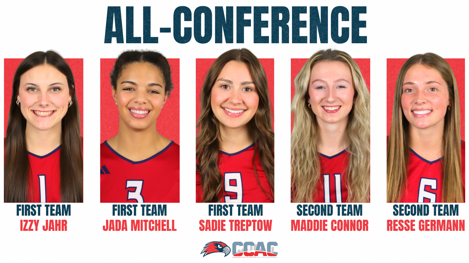 Six V-Hawks Earn All-Conference Honors, Headlined by Jada Mitchell